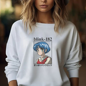 Blink 182 Anime Ringer Fully Licensed Sweatshirt  Gift For Fan